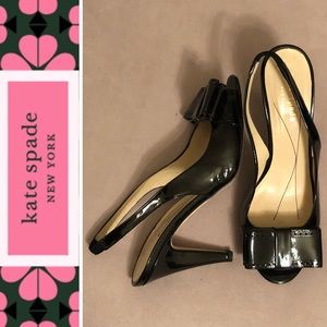 Kate ♠️ Spade NY Italian Leather Slingback Pumps